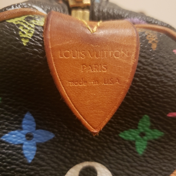 SOLD LOUIS VUITTON Multicolor Speedy Bag Authentic - Picture 5 of 14